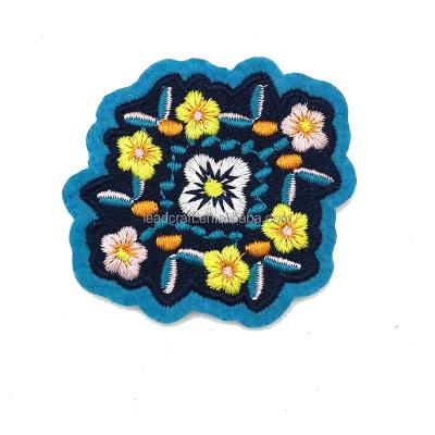 China Washable Embroidery Patch of Custom Heat Transfer Patches For Clothing Iron On Heat Press Patches Custom Embroidery for sale