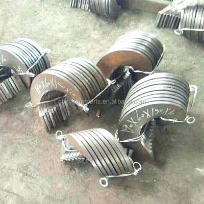 China Section screw flight of harvesters with the same thickness for sale