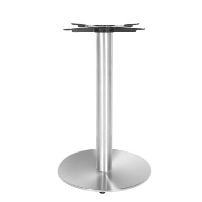 China Chuangdi modern 201/304 stainless steel table base round shape for dining table for sale