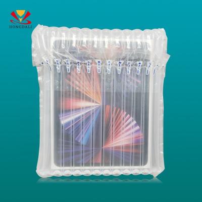 China Glass Bottle Packaging Bags Column Inflatable Bag Hongdali Air Cushion Packaging Bag For Laptop Packing Protective Film PE PA for sale