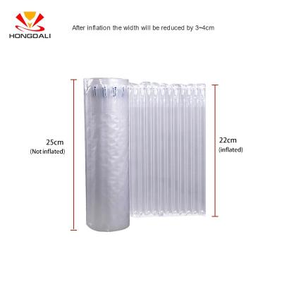 China Factory Price Recyclable Thickened Strong Wholesale Packing Material Air Column Cushion Film Bubble Roll Bags For Wood Furniture for sale