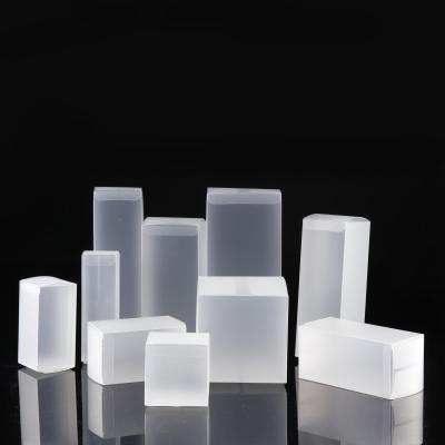 China Recyclable Clear Transparent PVC PET Plastic Box Custom Cake Box With LOGO for sale