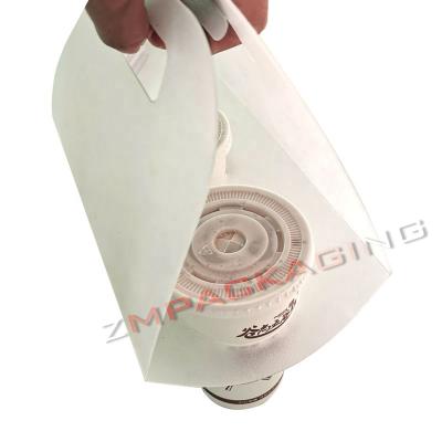 China Biodegradable Reusable Cup Carrier Coffee Take Away Plastic PP Cup Holder for sale