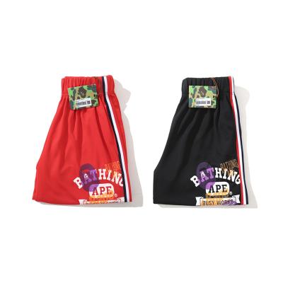 China 2022 New Anti-wrinkle Factory Price Shape BAPE Star Mesh Sport Shorts Sport Set For Men And Women Asian Size for sale