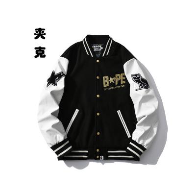 China 2022 The New Fashion Viable Jacket BAPE Co-Branded Owl Coat Jacket For Men And Women Golden Asian Size Winter Coat for sale