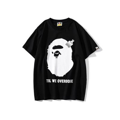 China 2020 New Arrival Fashion Big Bape Animal Anti-Shrink Main Comb T-shirt Clothes For Sale Fashion Street Tees Tees Women Fashion for sale