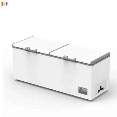 China Single-Temperature Chest Freezer Single Top Door Deep Freezer Chest Commercial Large Capacity Refrigerator for sale