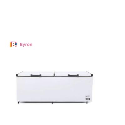 China Single-temperature Large Capacity Freezers Restaurant Horizontal Freezer Supermarket Frozen Meat Freezer for sale