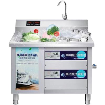 China Ultrasonic Cleaning Stain Table Top Dishwasher Hot Sale Kitchen Chinese Sink Dishwasher Countertop for sale