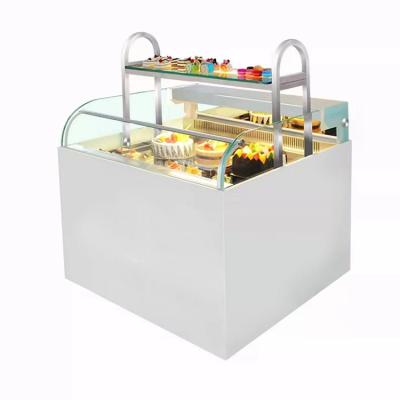 China Cooler Vertical Refrigerator Showcase Sushi Pastry Cake Sandwich Cake Single-temperature Display Bakery Showcase for sale