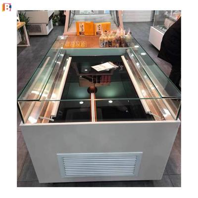 China New Single-temperature Open Centrial Refrigerator With Shelf Cake Display Fridge Sandwich Showcase for sale