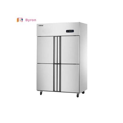 China Single-temperature Stainless Steel Fridge Display Commercial Refrigerator Freezer for sale