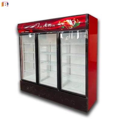 China 2022 Single-temperature Cold Drink Refrigerated Glass Display Cabinet for sale