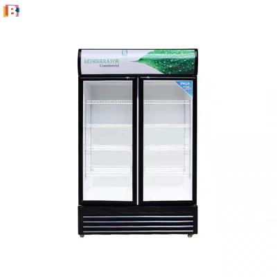 China Supermarket Single-Temperature Freezer Drinks Pepsi Single Cold Beer Cooler Glass Door Fridge Display Fridge Beverage Fridge for sale