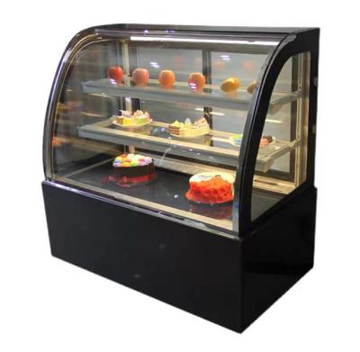 China Single-Temperature Upright Glass Cake Showcase Display Refrigerator For Bakery for sale