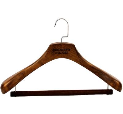 China YT fashion modern wood hanger boutique wooden hanger for men suit wooden hanger for sale