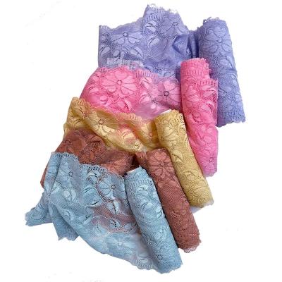 China Other Fast Shipping High Quality Nylon Spandex Trimming Elastic Lace Stretch Lace Trim for sale