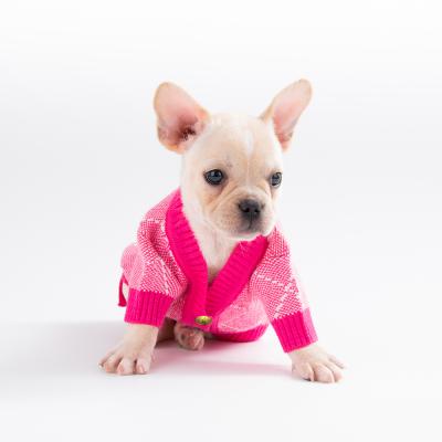 China Sustainable Dog Sweater Luxury Dog Clothes Winter Pet SuppliesFrench Bulldog Schnauzer Corgi Chihuahua Puppy Clothes Dropshipping CH3023 for sale