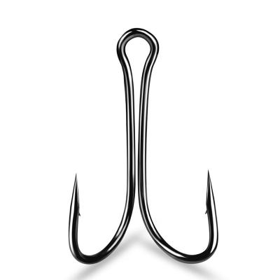 China Fishing Hook Double Jig Carbon Steel Crank Barbed Hook Jig Hook For Carp Fishing Fly Tying for sale