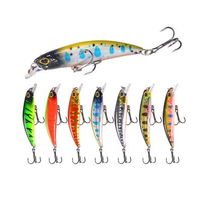 China Outdoor Activities Fishing ZURI-BERL Lure Slow Sinking Ambermouth Bass Mandarin Fish Pomfret Fishing Tackle Minnow Sea Fishing Tackle 7CM/4G for sale