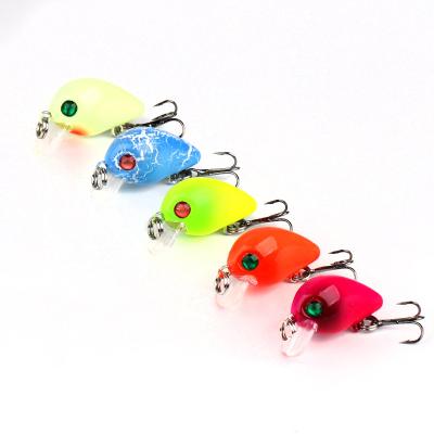 China Outdoor Activities Fishing ZURI-BERL Rock Mini Chubby Fishing Lure Simulation Bionic Actificial Floating Wobbler Hard Bait Bass Carp Small Target Tackle for sale