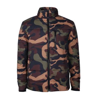 China Viable Wholesale Custom Mens Camouflage Hunting Anorak Waterproof Winter Camouflage Quilted Jacket for sale