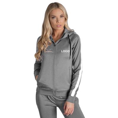 China 2021 Newest Designs Breathable Cotton Casual Tracksuit 2 Piece Set Woman Jogging Fitted Women Tracksuit Set for sale