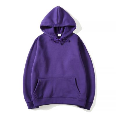 China Anti-pilling Winter Hiphop Hoodies Logo Fleece Mens Pullover Hoodie Solid Custom Made For Men for sale