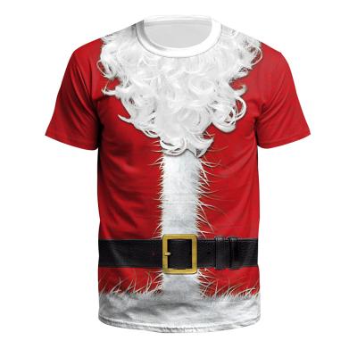 China Anti-pilling Wholesale Streetwear Hip Hop Polyester Spandex T-shirt Men's Stone T-Shirts With Logo Customize Oversized Christmas T-shirt for sale