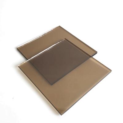 China Modern construction 3mm~12mm windows and bronze doors float euro tinted glass for sale