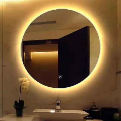 China Top Quality Illuminated Widely Used Vanity Bathroom Mirror With Led Lights Makeup for sale