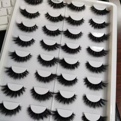 China Real Profession Mink Eyelash Vendor Design LX Series Mink Fluffy Tapered Eyelashes for sale