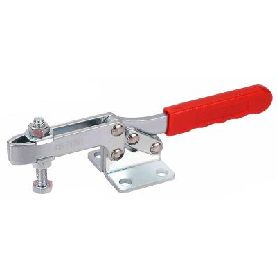 China Assembly ; Industrial Equipment China Toggle Clamp Manufacturer HS-21384 Horizontal Toggle Clamp For Woodworking Smoke Jointer Jig Tool Fixtures for sale