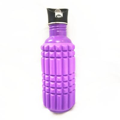 China Sustainable Sports Water Bottle Stainless Steel Foam Roller Water Bottle for sale