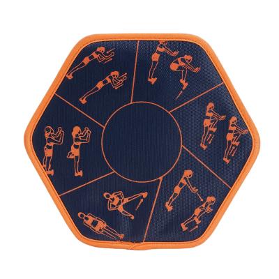 China High Elastic High Quality Yoga Exercise Durable Hexagonal Slide Plate for sale