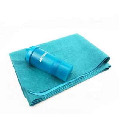 China Artbell Durable Fitness Non Slip Yoga Mat Towel Sweat Absorbent Lightweight And Foldable Beach Mat for sale