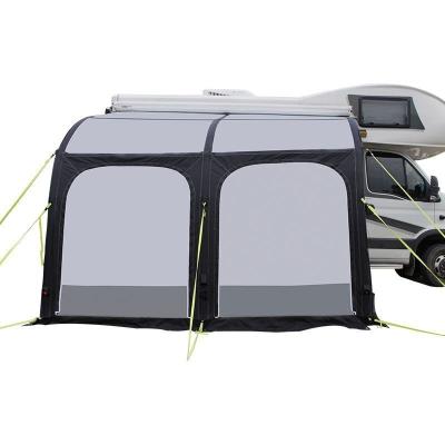 China Inflatable 390 Tube Tent Stake Caravan Canopy Tent Veranda Type Inflatable Caravan Car Camper Trailer Caravan Tent Tents for sale