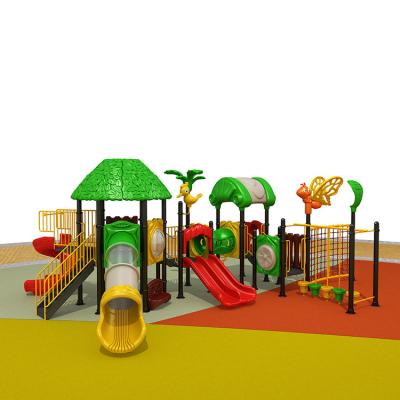 China Thickness Galvanized NEW Steel Outdoor Amusement Park Playground Equipment With Slide For Kids for sale