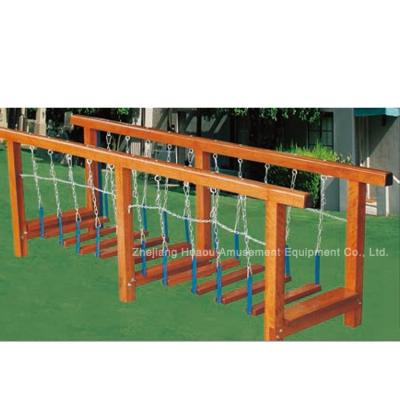 China New Design Wooden Outdoor Development Wooden Playground Outdoor Playground Equipment For Kids for sale