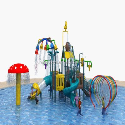 China Engineering Plastic & NEW Galvanized Marine Steel Post Series Water House For Water Playground Equipment for sale