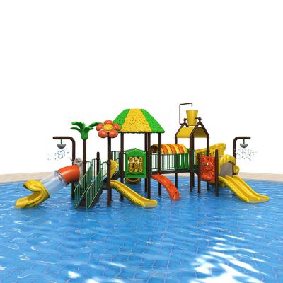 China City Park NEW Kids Water Play Equipment , Plastic Kids Slide Water Park Playground for sale