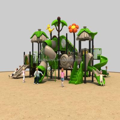 China Engineering Plastic & New Style Steel Log Forest Series Galvanized Post Outdoor Playground Equipment for sale