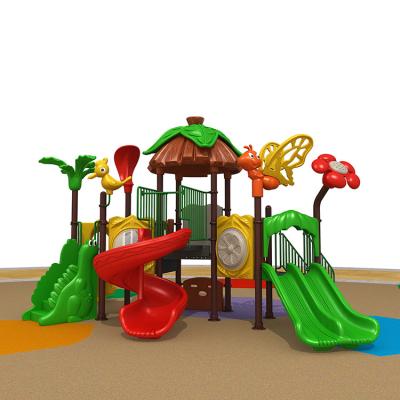 China Wooden Playground NEW Forest Style Wood Kid Indoor and Outdoor Playground Equipment Combination Slide for Kindergarten for sale