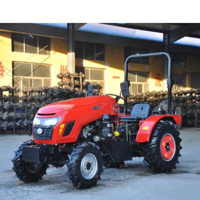 China New Cheap 50hp 60hp 80hp Farm Small Compact Farm 4x4 Garden Tractor With Lawn Mower for sale