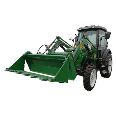 China Farm Tractor 40 50 60 70 Hp Tractor With Bucket for sale