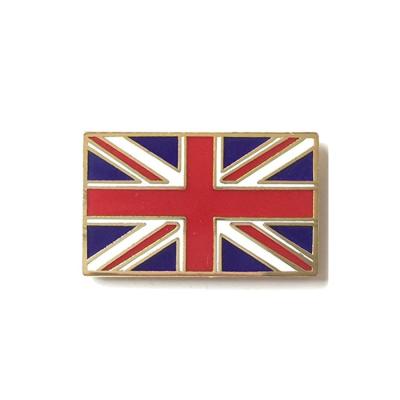 China Custom Cheap Custom Europe Flag Union Jack UK Hard Enamel Pin for sale