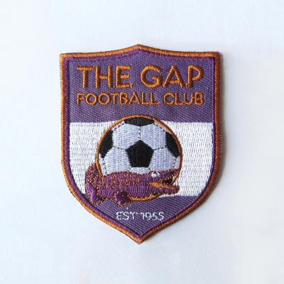 China Handmade Custom Football Iron On Patches for sale