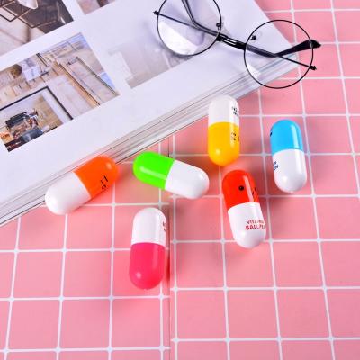 China Mini Capsule Pen Vitamin Pill Promotion Advertising Retractable Plastic Ballpoint Pens For Nurse for sale