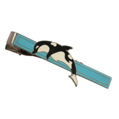 China Custom Europe Man Dolphin Metal Tie Clip for sale