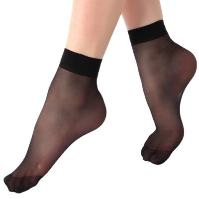 China 10 Pair QUICK DRY Ladies 20 Pop Silk Socks Sheer DENIER High Ankle Pants for sale